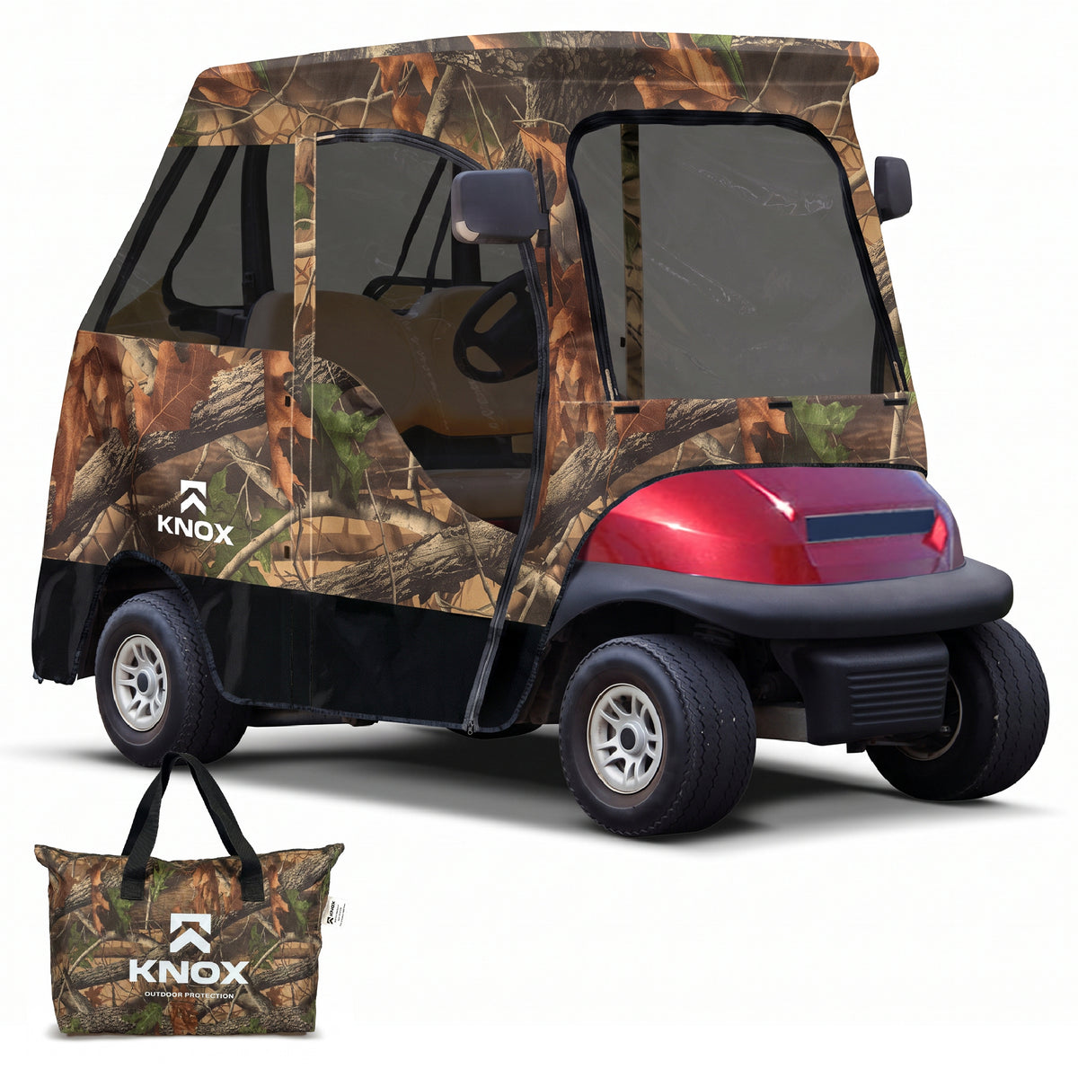 KNOX 2 Person Golf Cart Enclosure, 58-Inch Roof