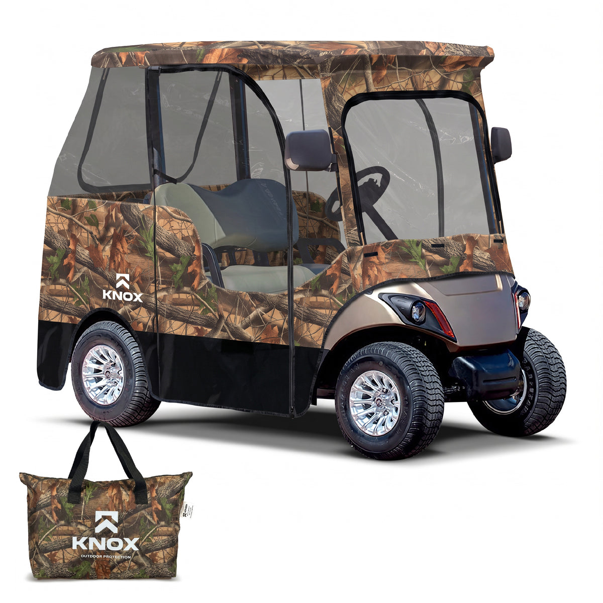 KNOX 2 Person Yamaha Golf Cart Enclosure, 69-Inch Roof