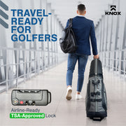 KNOX Golf Travel Bag with Wheels