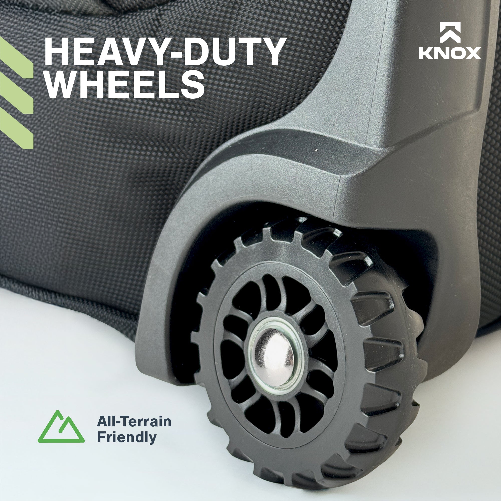 KNOX Golf Travel Bag Cover with Wheels, TSA Lock, and Padded Handles
