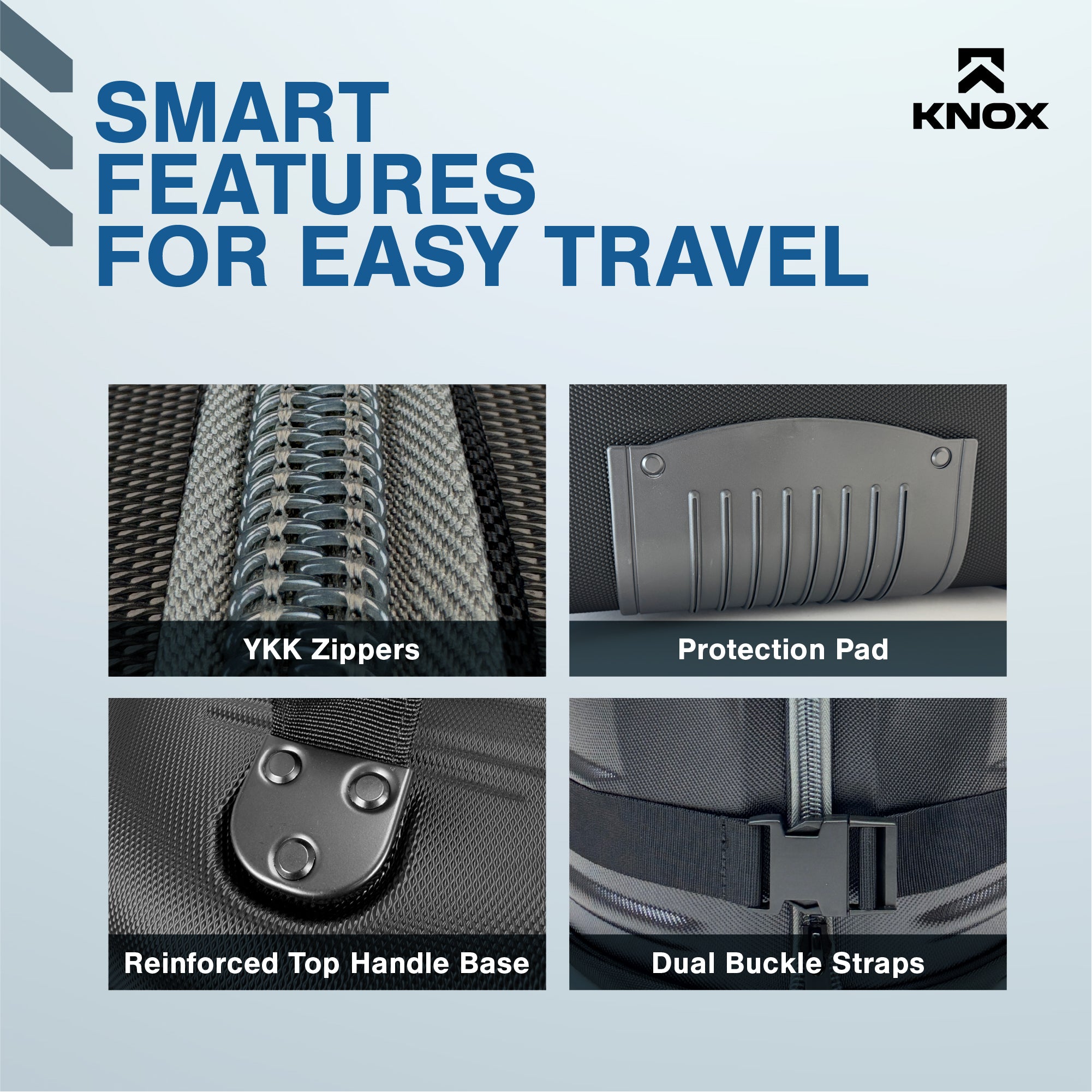KNOX Golf Travel Bag with Wheels