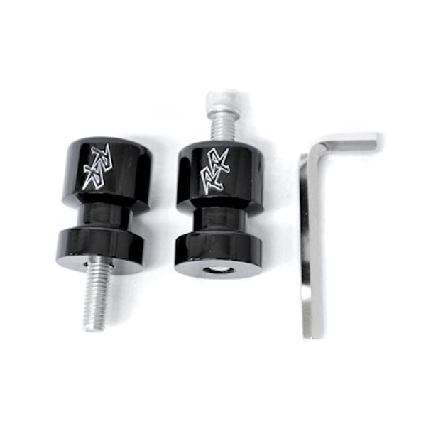 Black Honda CBR 600 954 1000 RR CBR Engraved Swingarm Spools Sliders