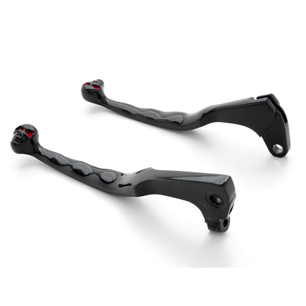 Yamaha Black Brake / Clutch Skull Hand Levers - Virago, V-Star and More! (1985-2011)