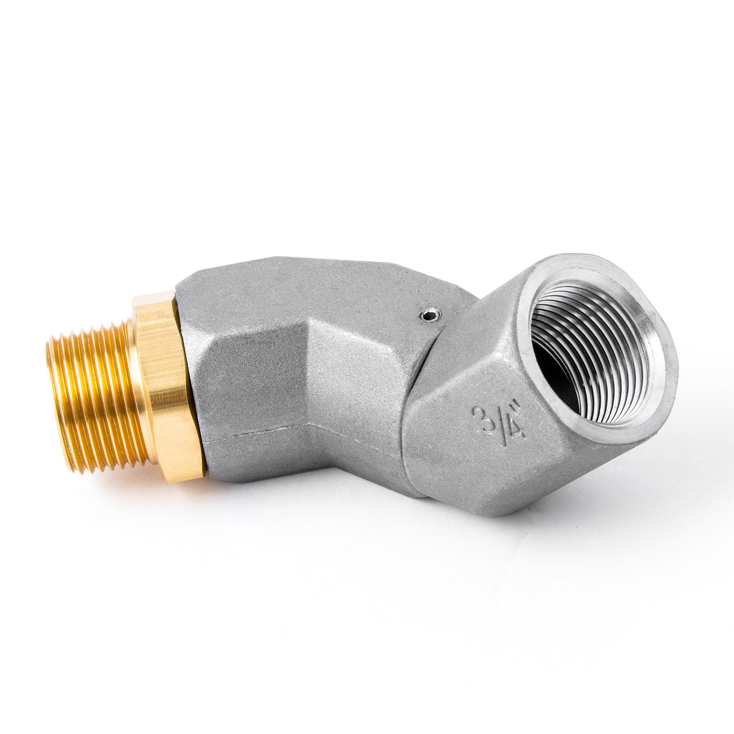 3/4" Fuel Transfer Hose Swivel Adapter - Prevents Twisting, Binding, and Kinking