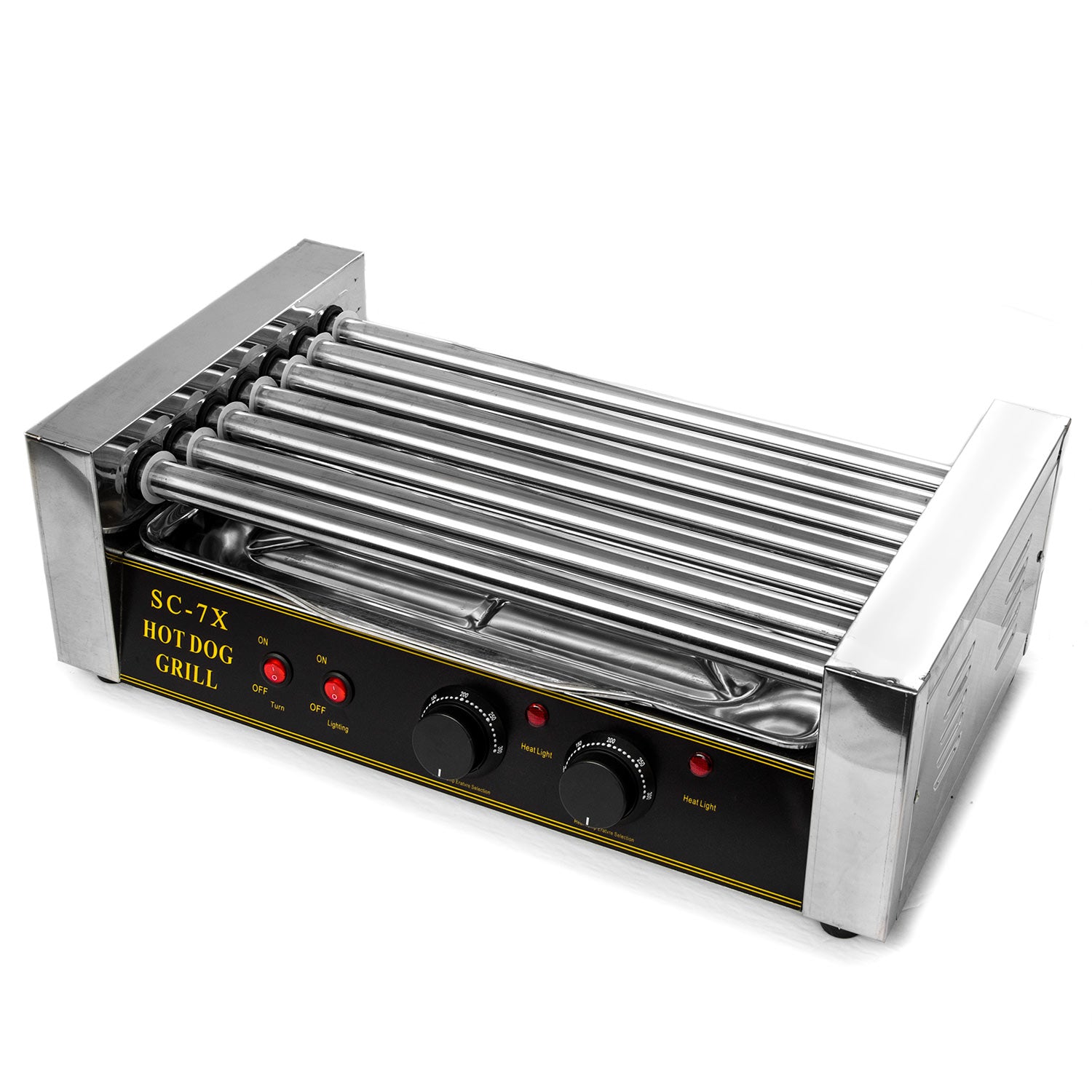 Biltek Commercial Hot Dog Grill Roller