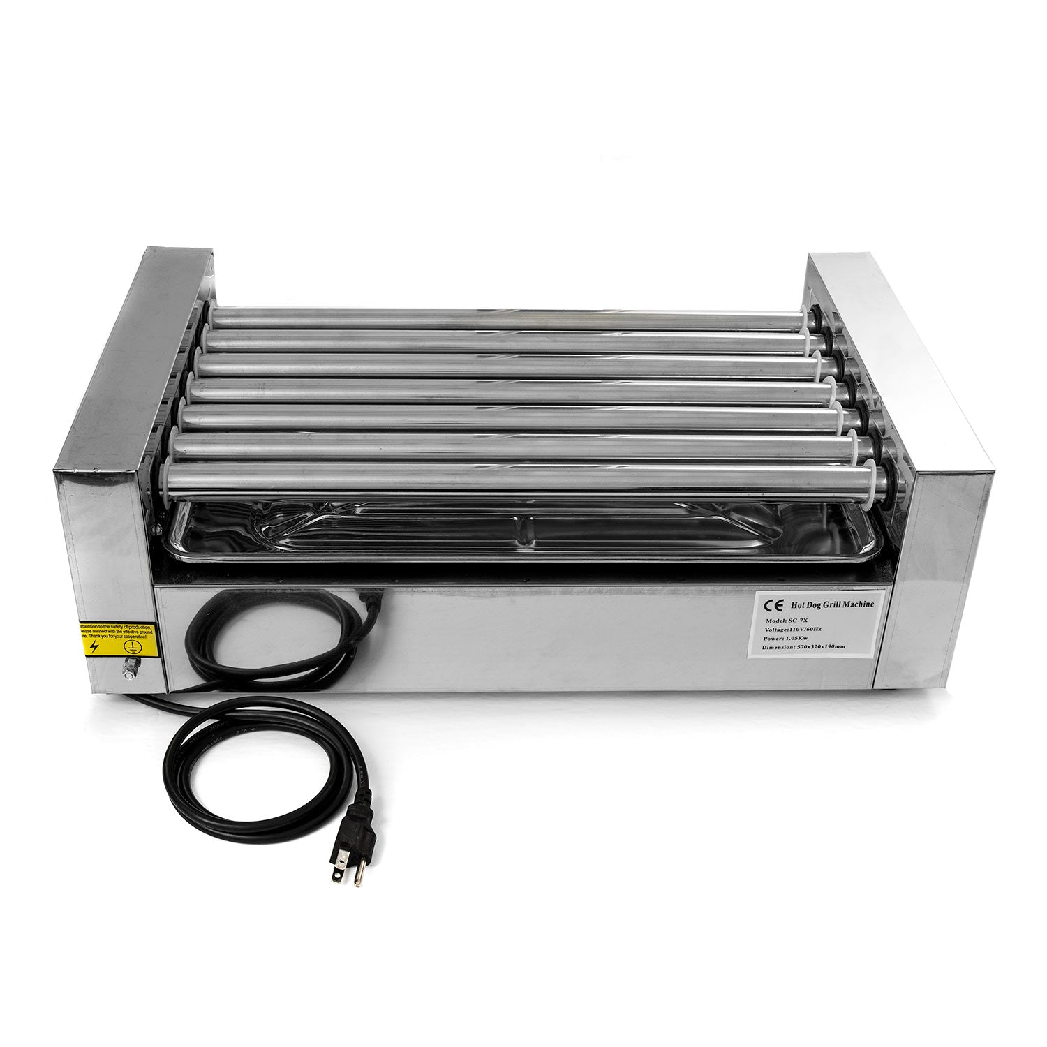 Biltek Commercial Hot Dog Grill Roller