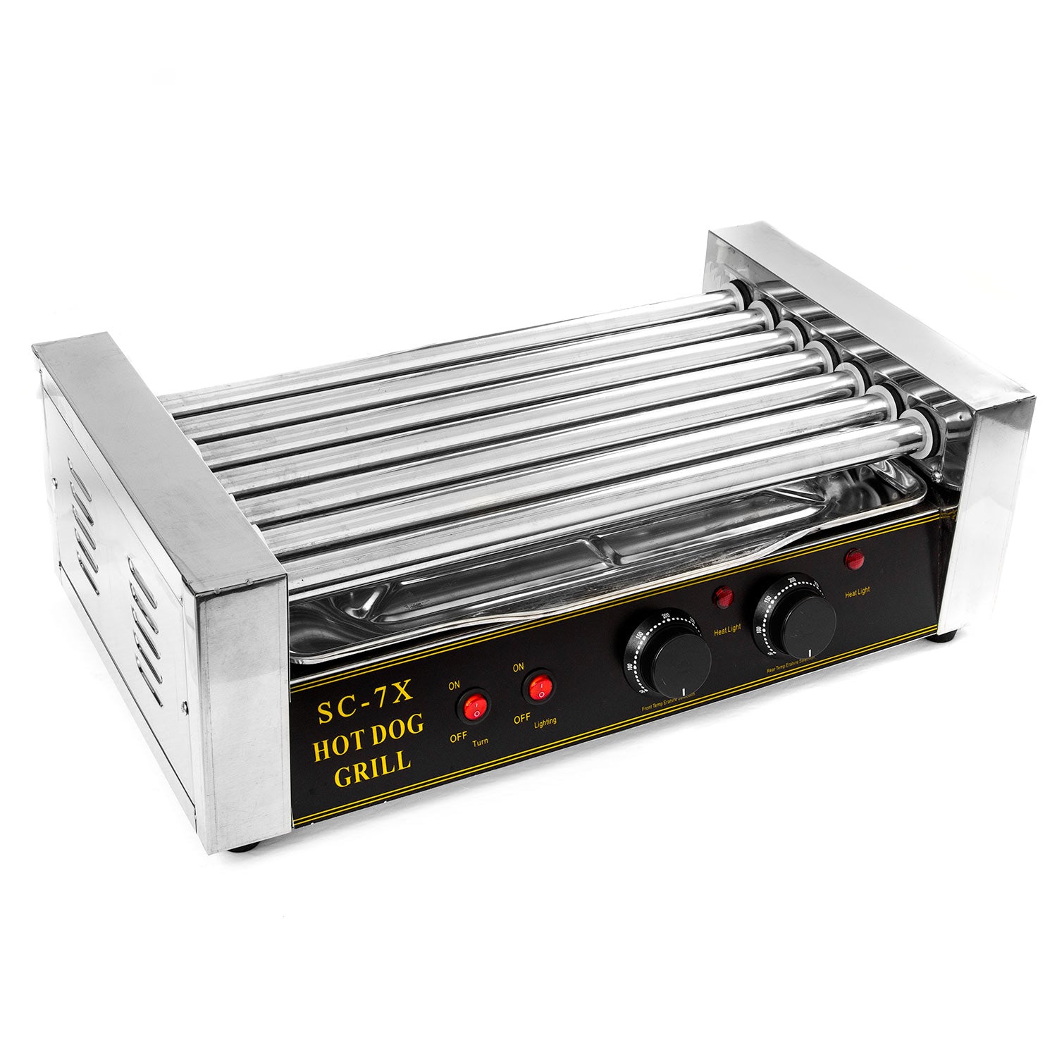 Biltek Commercial Hot Dog Grill Roller