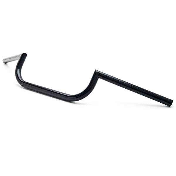 Motorcycle Handlebar 7/8" Black Steel Cafe Racer Clubman Style Bobber Custom