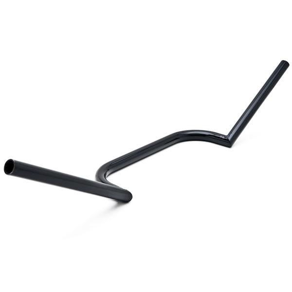 Motorcycle Handlebar 7/8" Black Steel Cafe Racer Clubman Style Bobber Custom