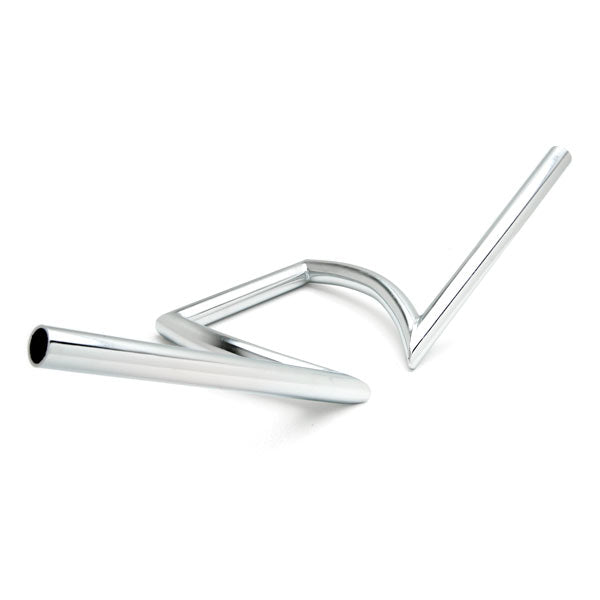 Motorcycle Handlebar 1" Chrome Steel Z-Bar Style Bobber Cruiser Cafe Racer Bike