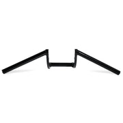 Motorcycle Handlebar 1" Black Steel Z-Bar Style Bobber Cruiser Cafe Racer Bike