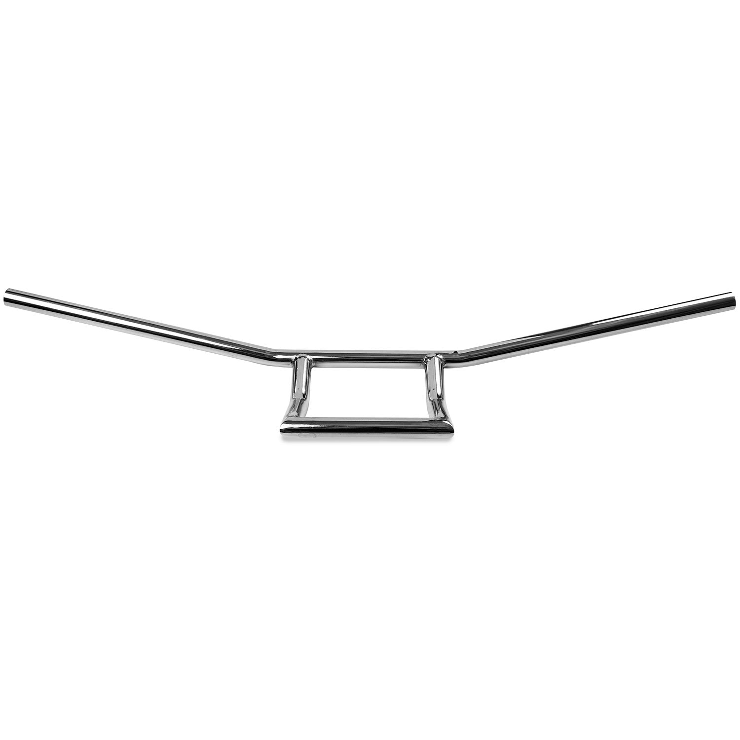 Motorcycle Handlebar 7/8" Chrome Bars Box Window Attack Style Cruiser Cafe Racer