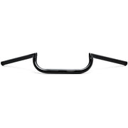 Motorcycle Handlebar 1" Black Steel Cafe Racer Clubman Style Bobber Custom