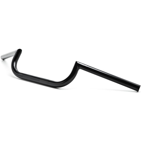 Motorcycle Handlebar 1" Black Steel Cafe Racer Clubman Style Bobber Custom