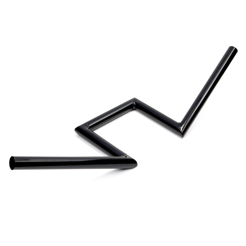 Z Bars Replacement Handlebars Custom Bobber Harley Triumph Black 1" Inch Zee Zed