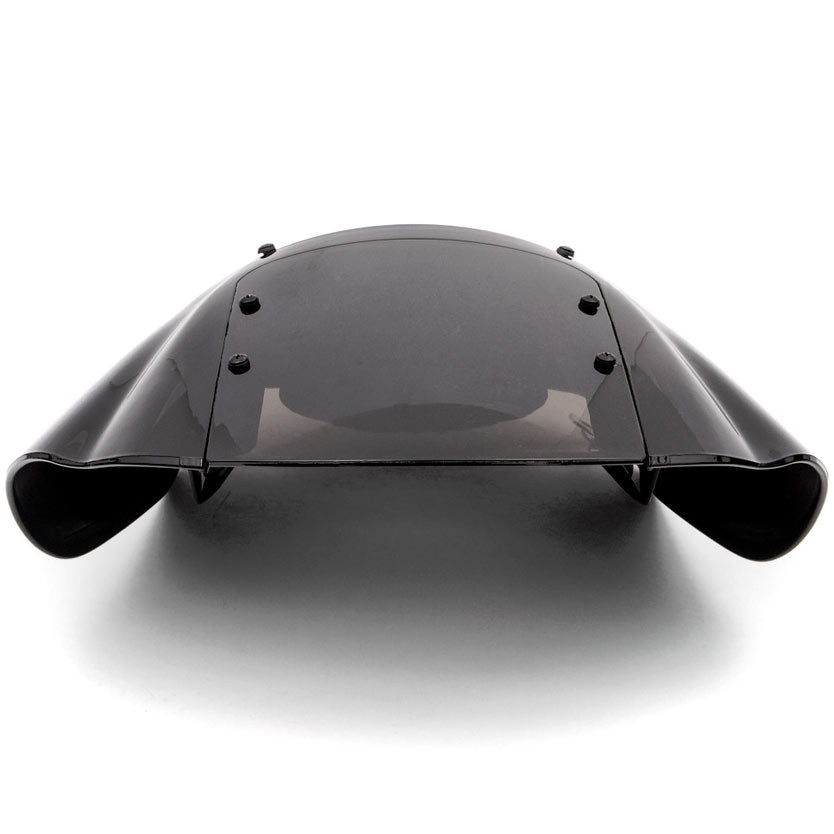 Krator Quarter Fairing Windshield Kit Compatible with Harley Davidson