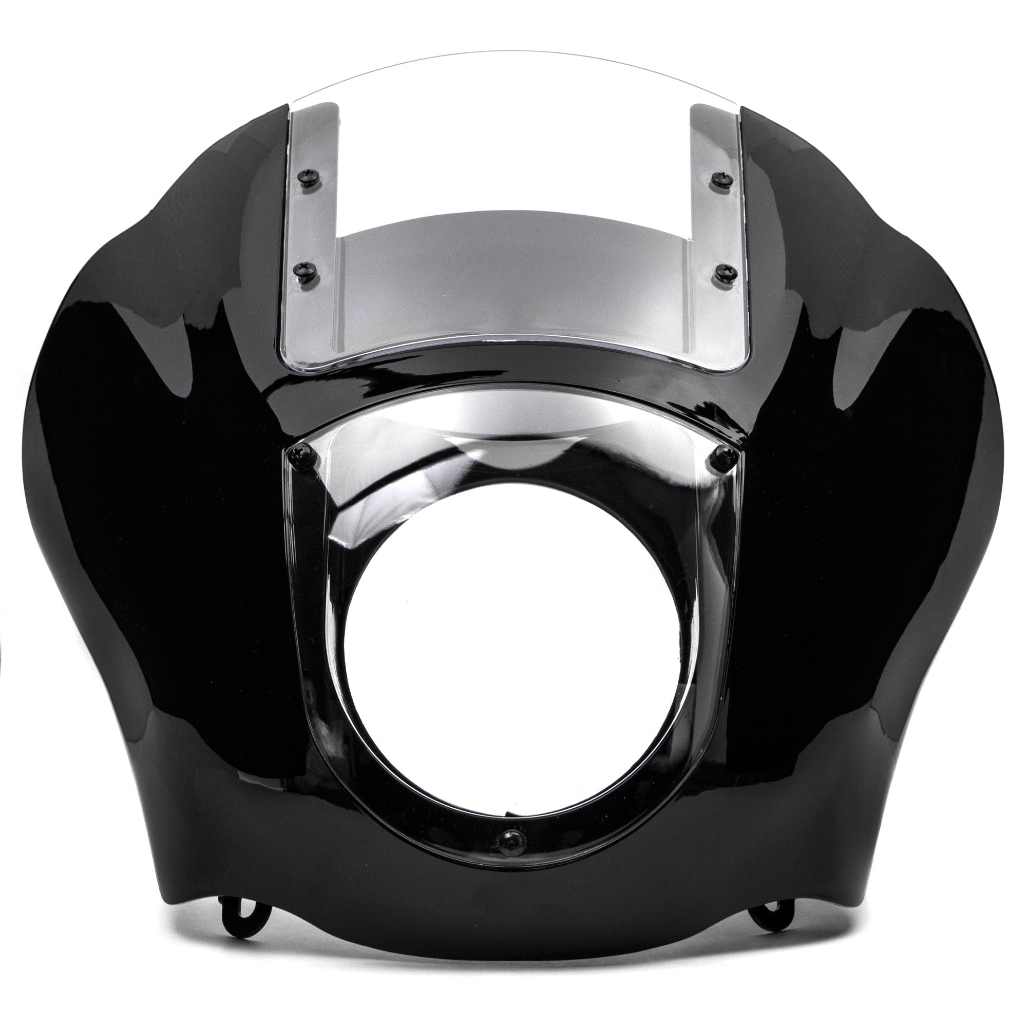 Krator Quarter Fairing Windshield Kit Compatible with Harley Davidson
