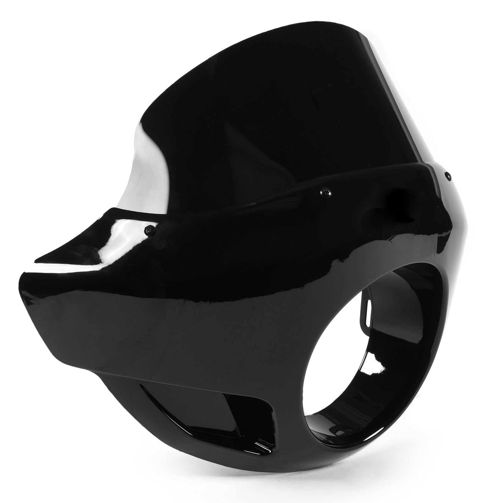 Blackout Headlight Fairing Screen for Harley Davidsons With 35mm-49mm Forks