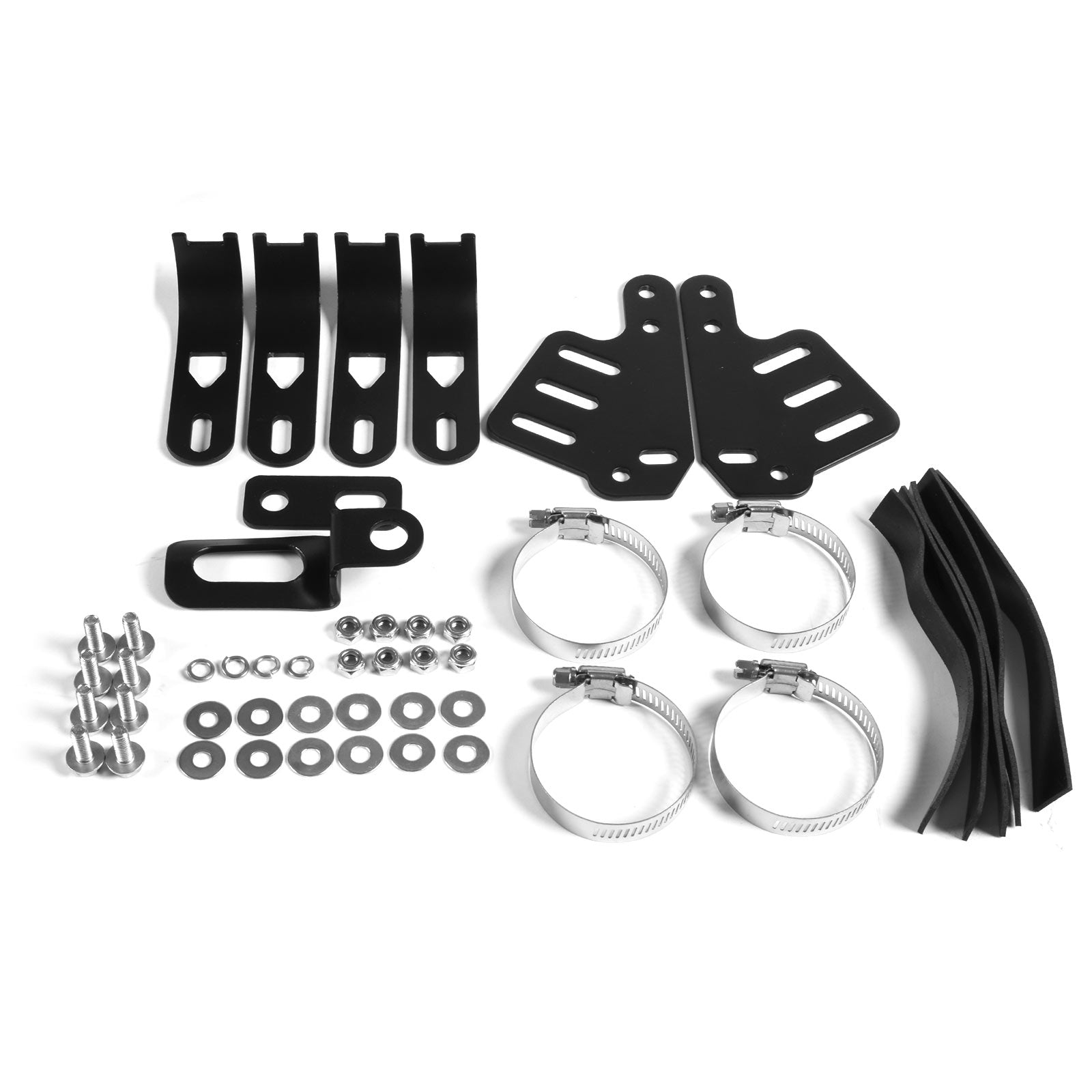 Blackout Headlight Fairing Screen for Harley Davidsons With 35mm-49mm Forks