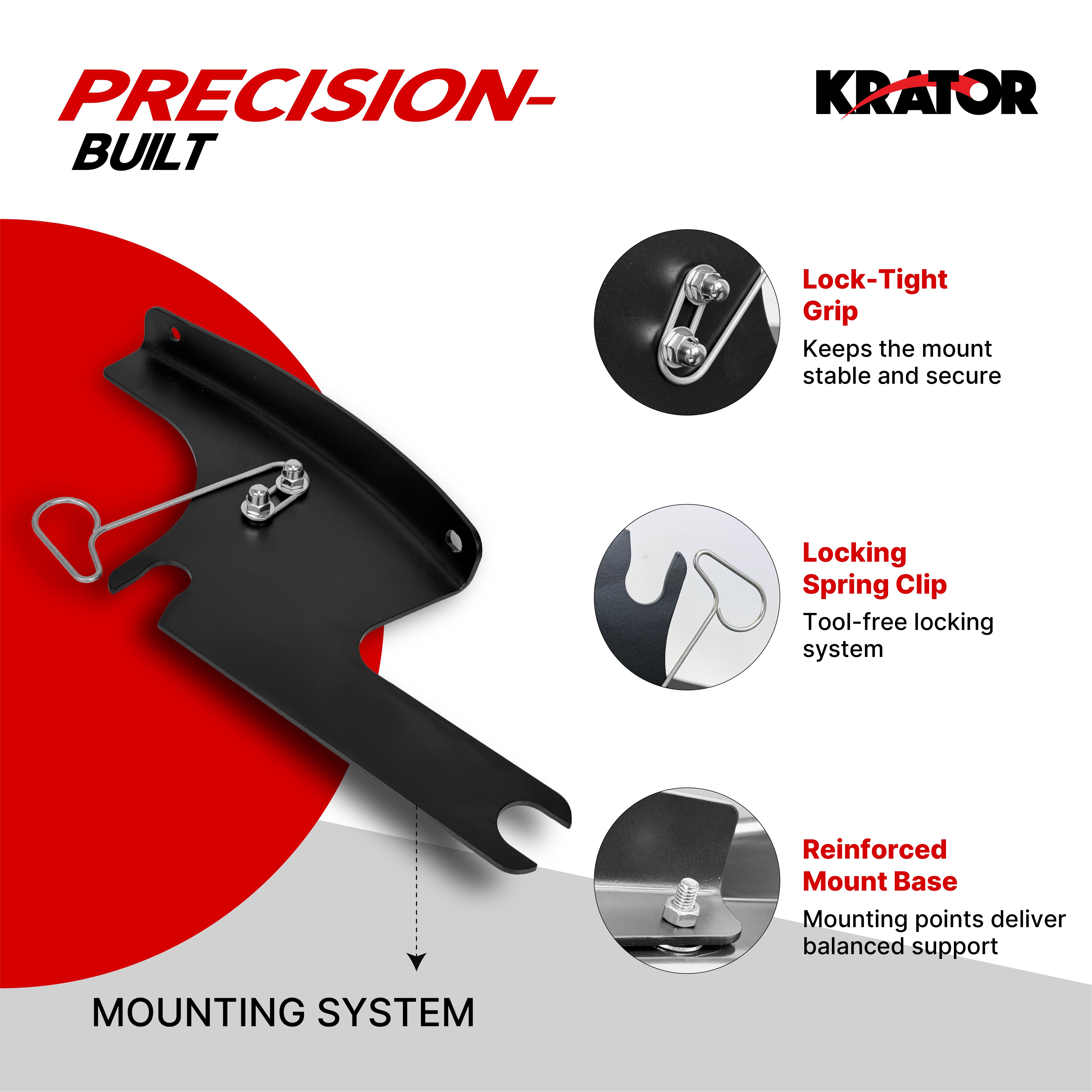 Krator Gloss Black ABS Batwing Motorcycle Fairing with 6" Windshield, Smoke