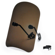 Krator Windshield Windscreen 13.5"H Deflector Fits 7/8" or 1" Handlebars, Smoke