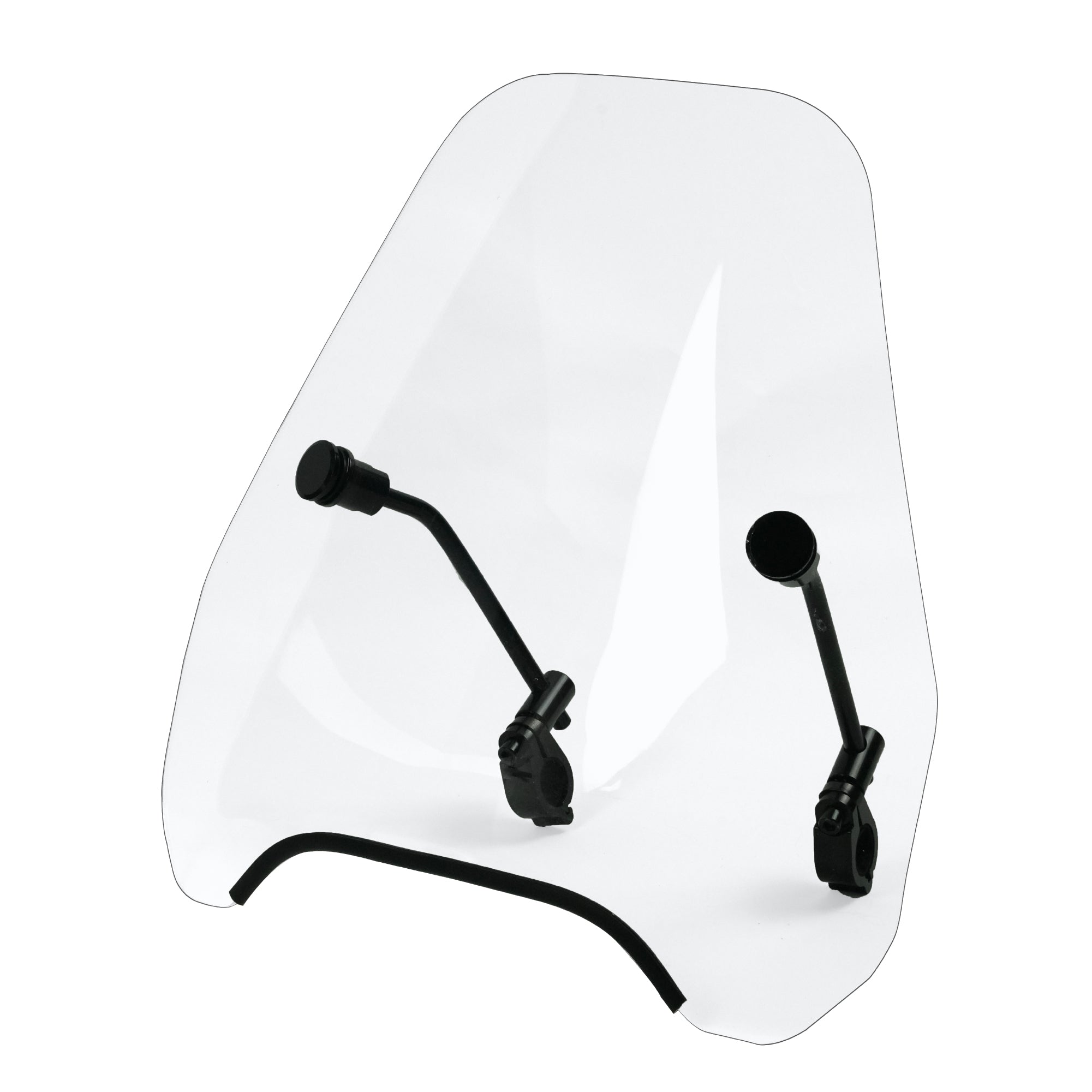 Krator Universal Motorcycle Windshield Windscreen for 7/8" or 1" Handlebars, 15"