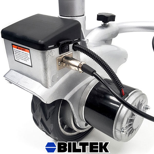 12V Electric Mini Mover Jockey Wheel Caravan Boat Trailer Jack Camper w/ Lock and Key + KMG Battery