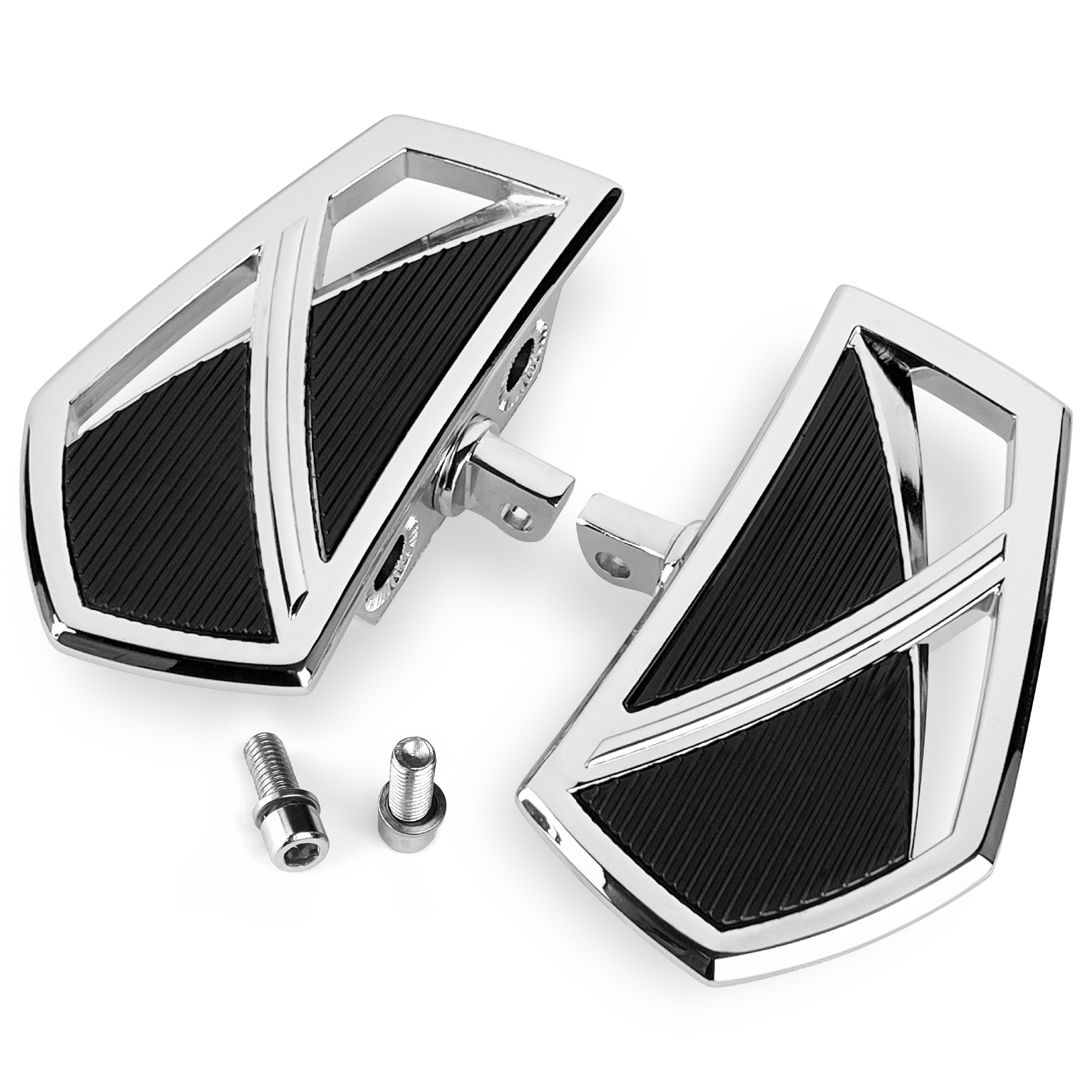 Krator Mini Adjustable Floorboards Compatible with Harley