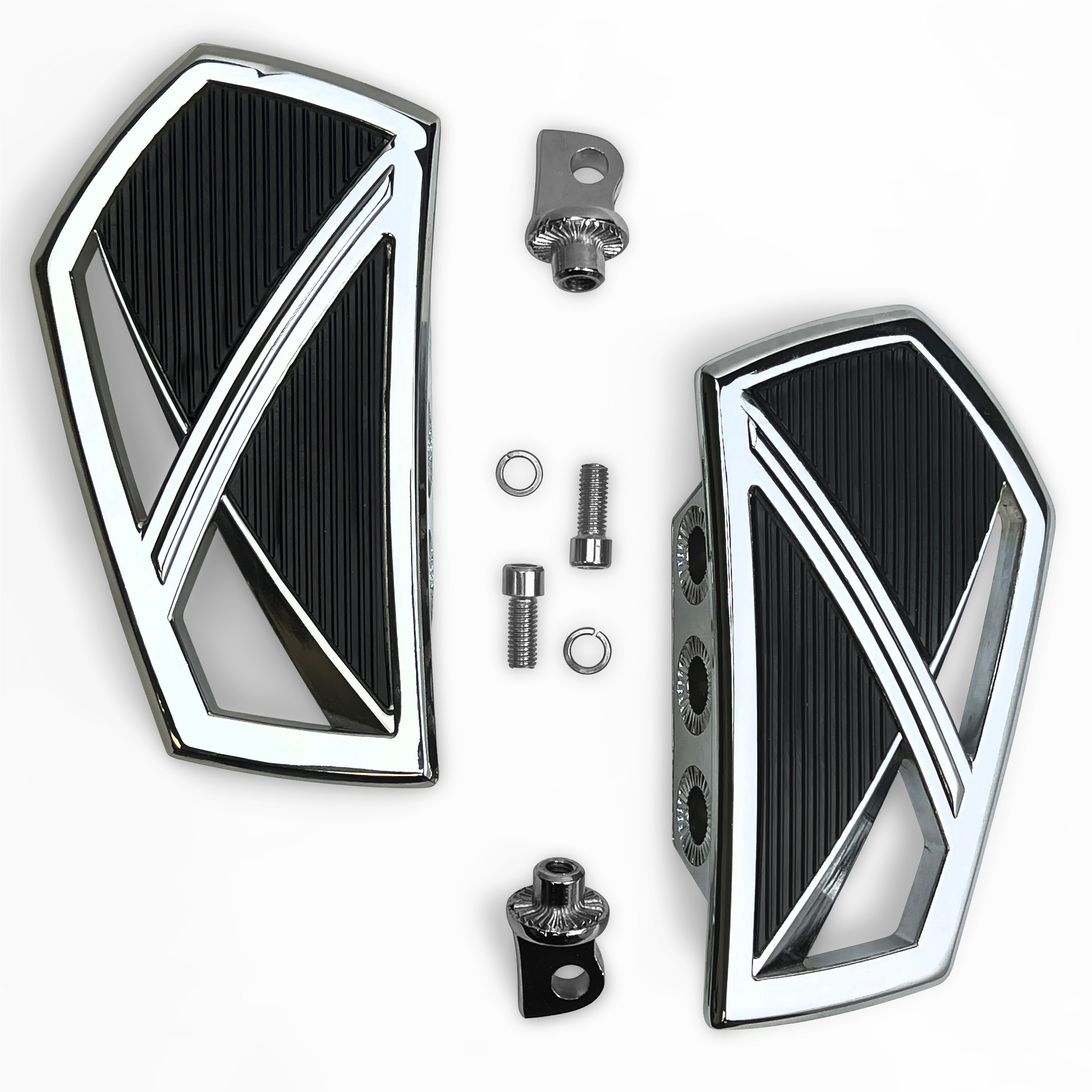 Krator Mini Adjustable Floorboards Compatible with Harley