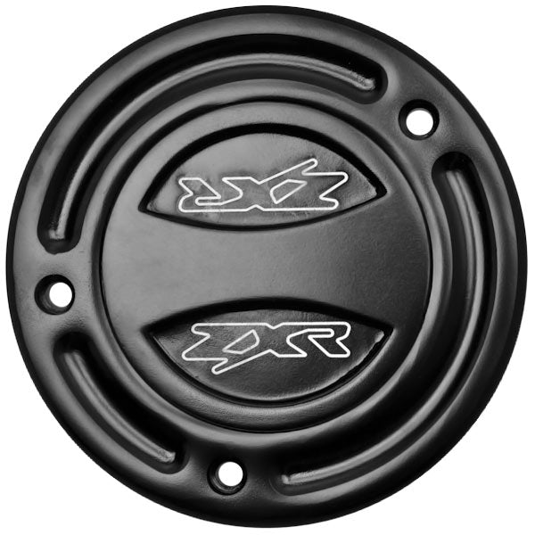 Black Keyless Gas Cap Twist Off Fuel Tank Cap For Kawasaki Ninja ZXR Logo Etched