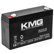6V 10Ah F1 / F2 Terminal Sealed Lead Acid KMG-10-6 Battery Replaces NP10-6