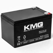 12V 12Ah F1 / F2 Sealed Lead Acid SLA KMG-12-12 Battery Replaces NP12-12