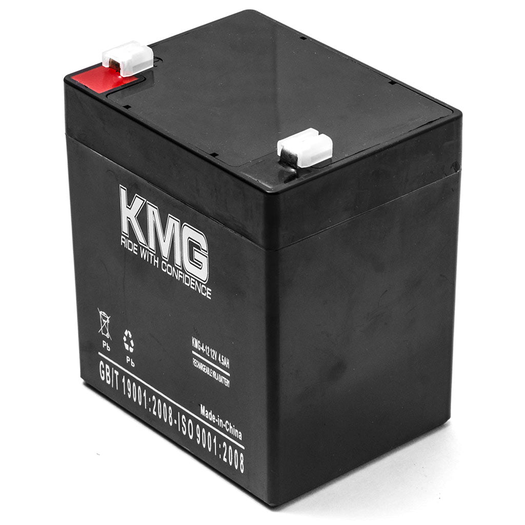 12V 4.5Ah F1 / F2 Sealed Lead Acid SLA KMG-4-12 Battery Replaces NPH5-12