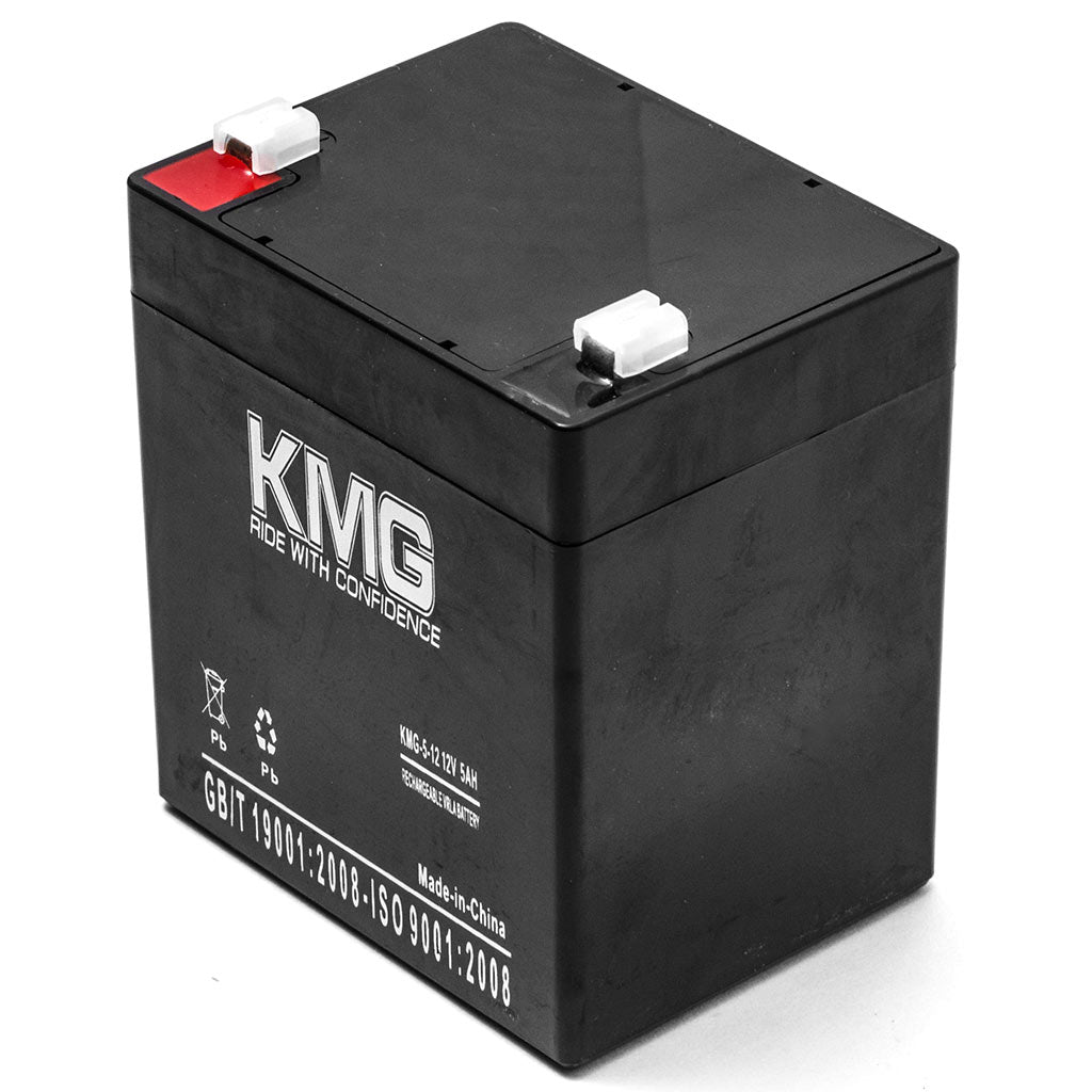12V 5Ah F1 / F2 Terminal Sealed Lead Acid KMG-5-12 Battery Replaces NP5-12
