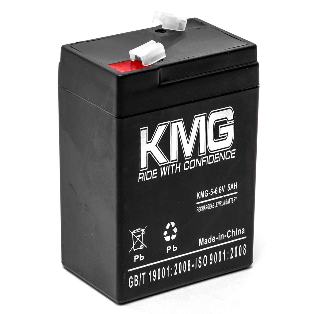 6V 5Ah F1 / F2 Terminals Sealed Lead Acid KMG-5-6 Battery Replaces NP5-6