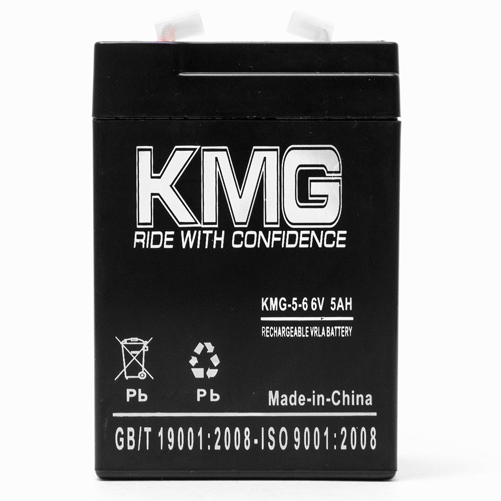 6V 5Ah F1 / F2 Terminals Sealed Lead Acid KMG-5-6 Battery Replaces NP5-6