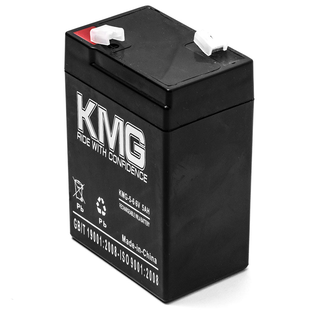 6V 5Ah F1 / F2 Terminals Sealed Lead Acid KMG-5-6 Battery Replaces NP5-6