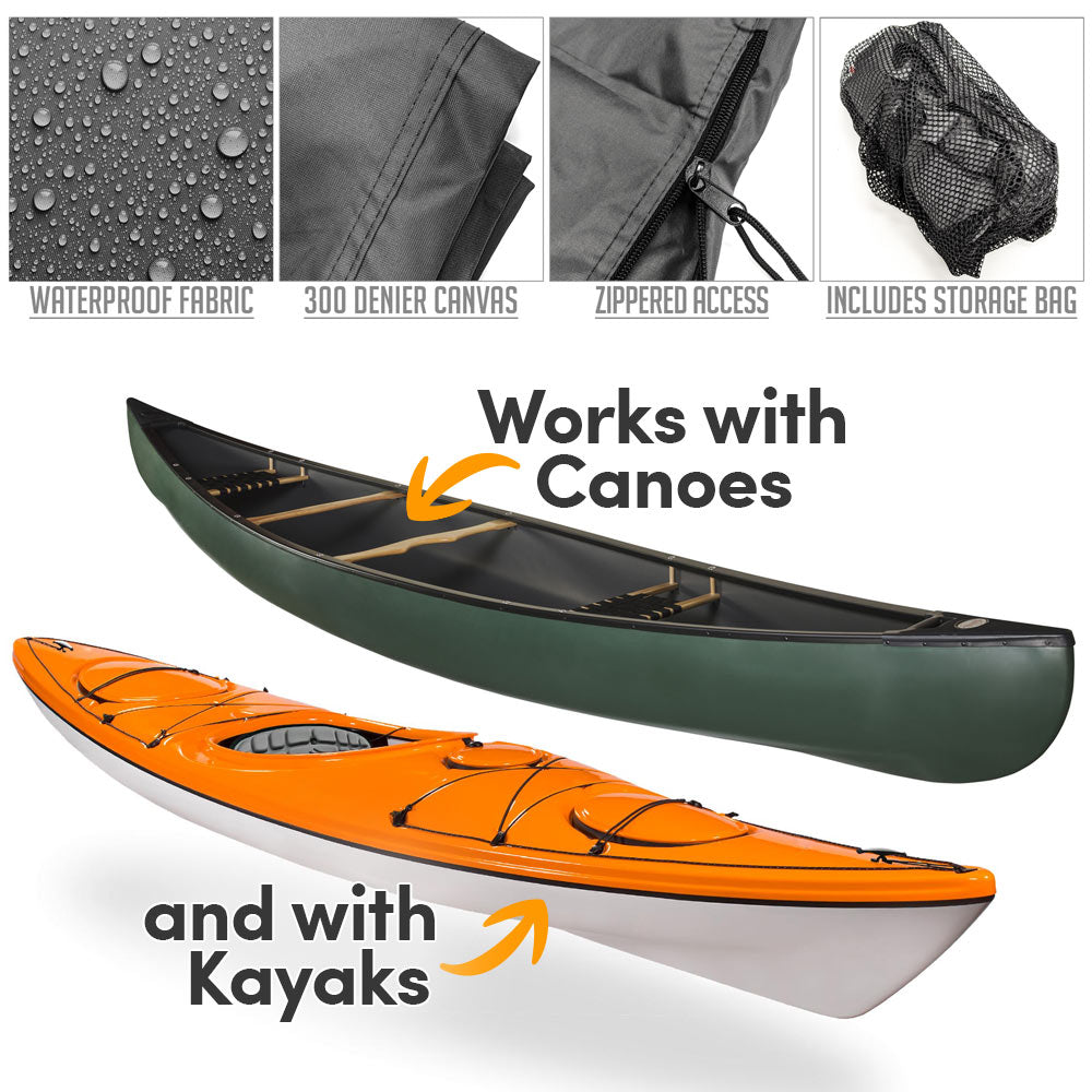10-Feet Kayak Storage Cover All-Weather Protection, Dustproof, Sun Resistant