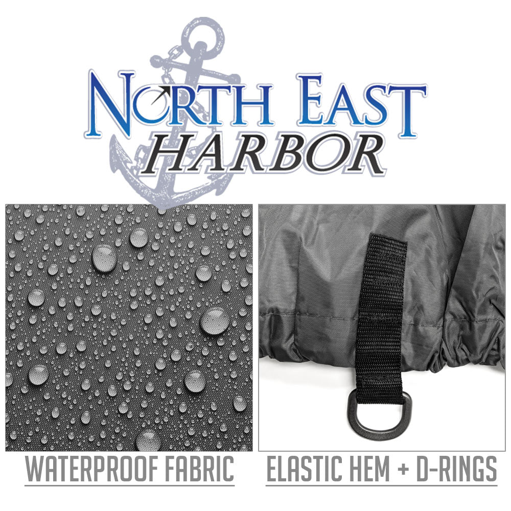 12-14Ft Jon Boat Storage Cover All-Weather Protection, Dustproof, Sun Resistant
