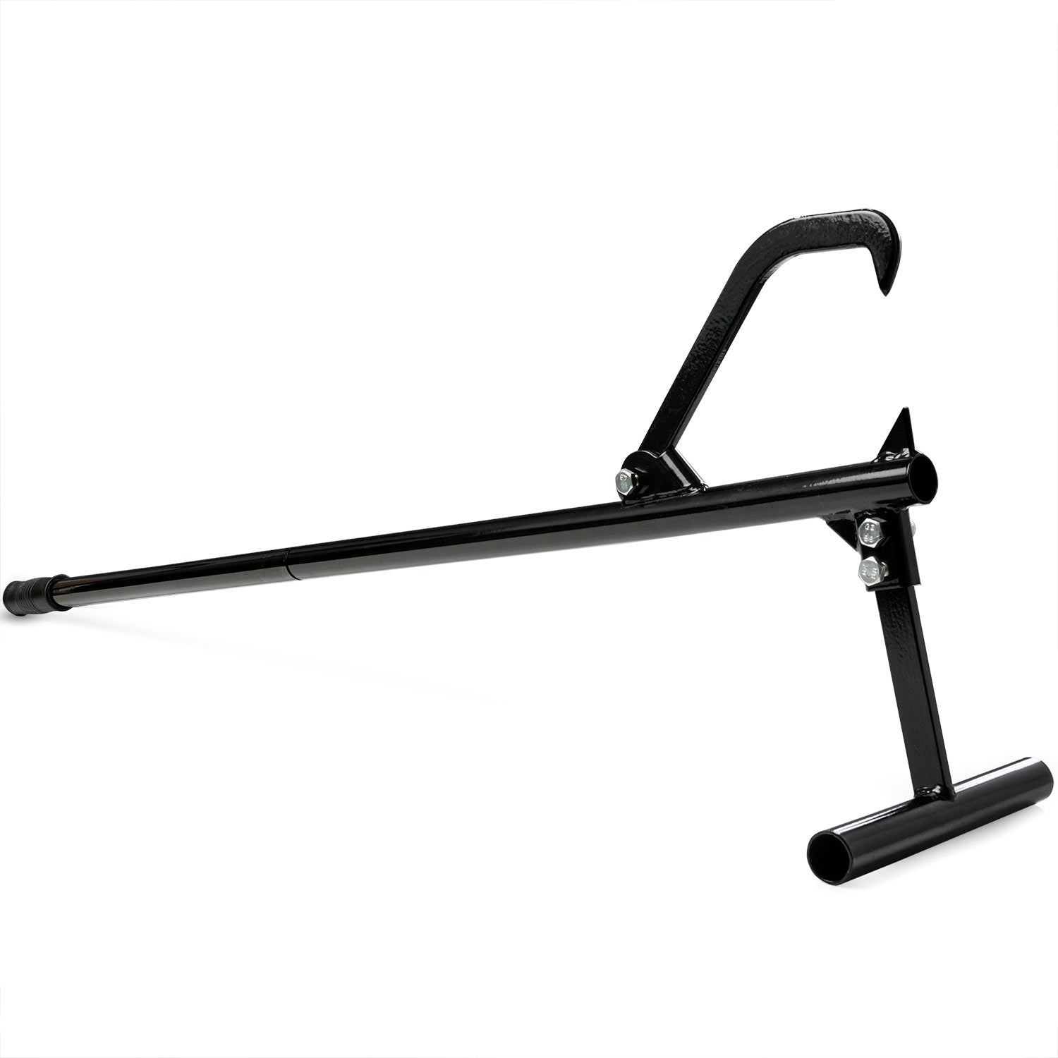 Biltek Steel Handled Timberjack - Log Grabber Cant Hook and Cutting Jack - Black