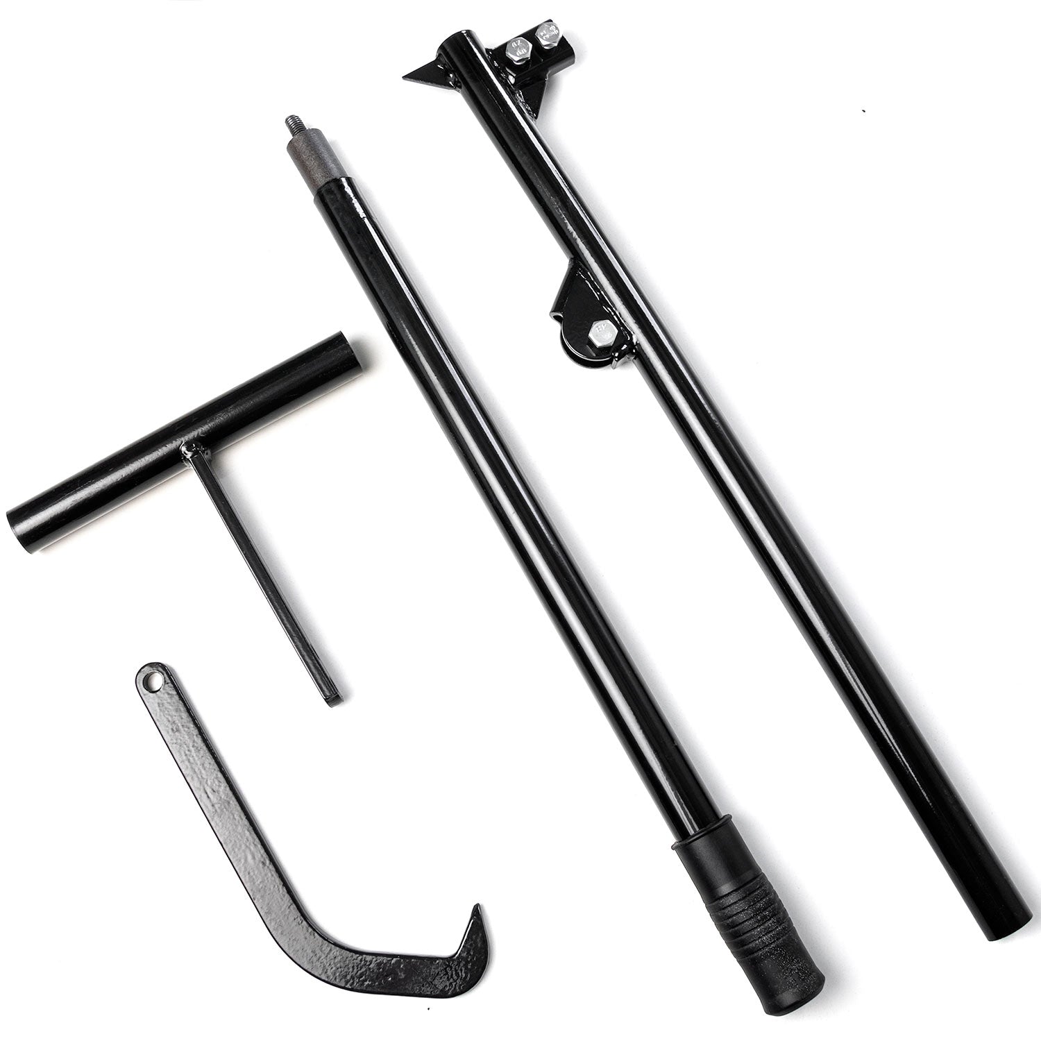 Biltek Steel Handled Timberjack - Log Grabber Cant Hook and Cutting Jack - Black