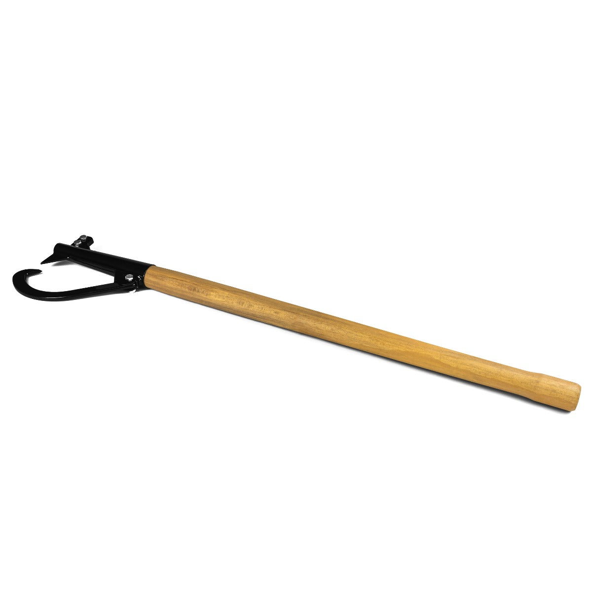 Biltek Wood Handled Timberjack - Log Grabber Cant Hook and Cutting Jack - Black