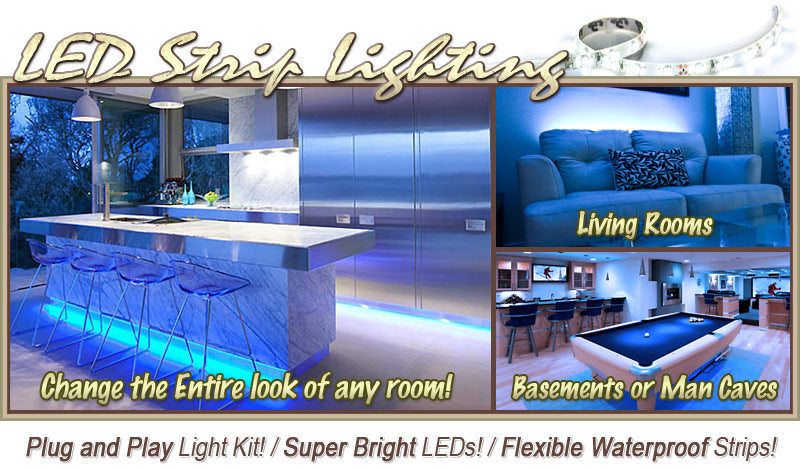 3.3' Feet Blue 60 LEDs Bright Light Remote Control Dimmer Kit SMD3528 110V Plug