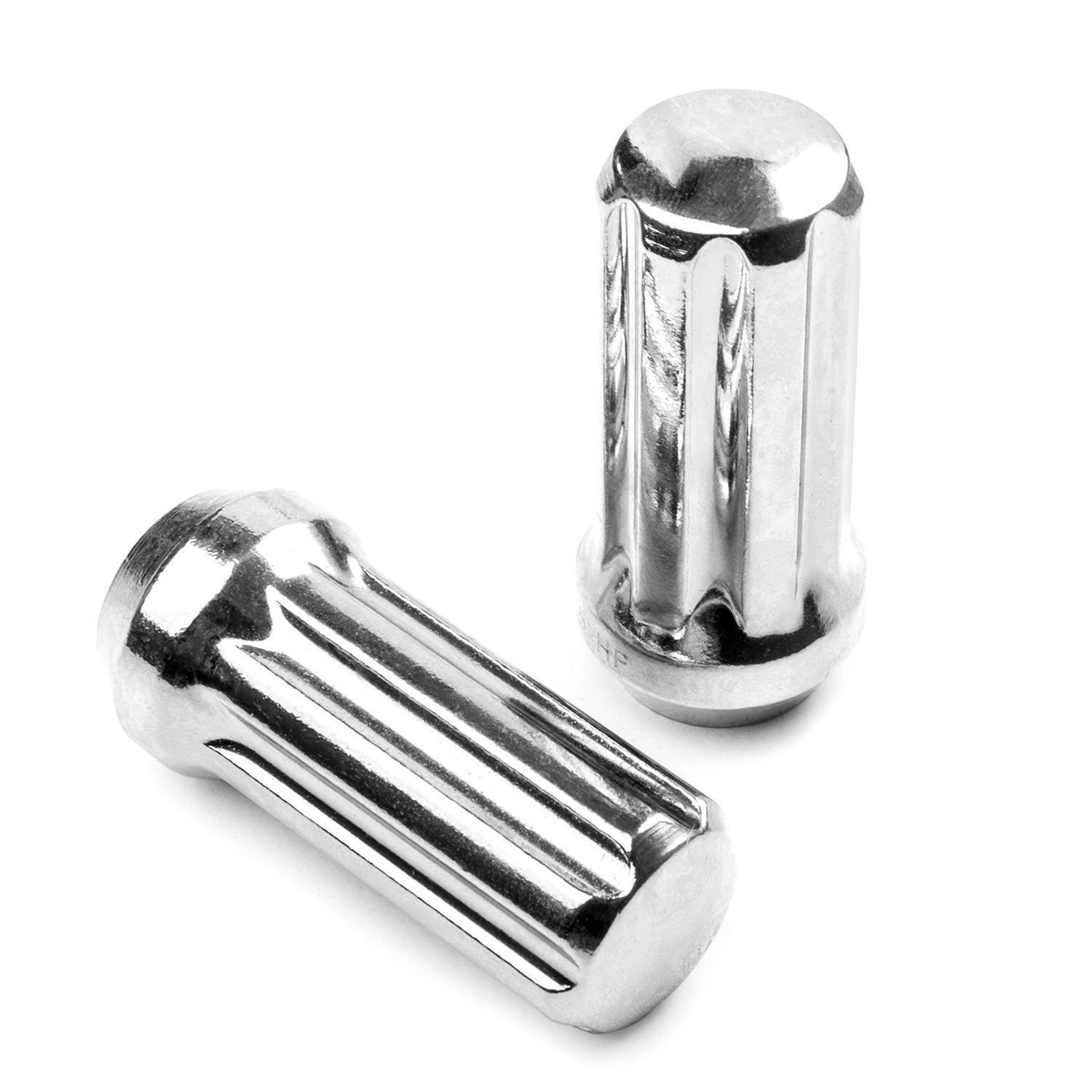 24x Chrome 14x1.5 Spline Lug Nuts + 2 Keys Anti-Theft Locking Wheel Lug Nuts
