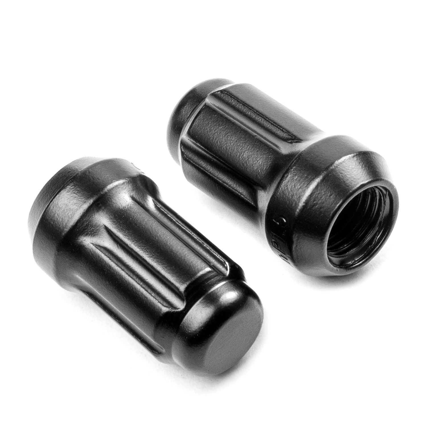 24x Black 12x1.5 Spline Lug Nuts + 2 Keys Anti-Theft Locking Wheel Lug Nuts