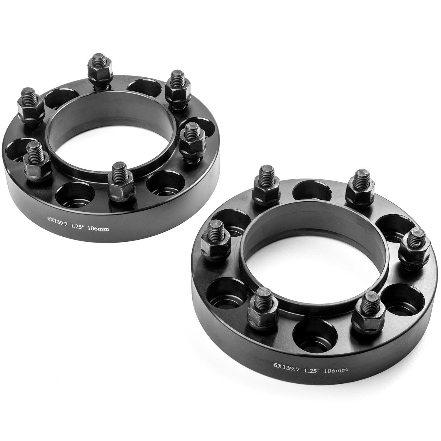 4pc Full Hub Centric Wheel Adapters for Toyota 6x139.7 MM (1.25" Thick)