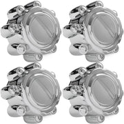 4x Chrome Center Caps Wheel Lug Nut Hub Cap Covers for 1999-2005 Ford F250 F350