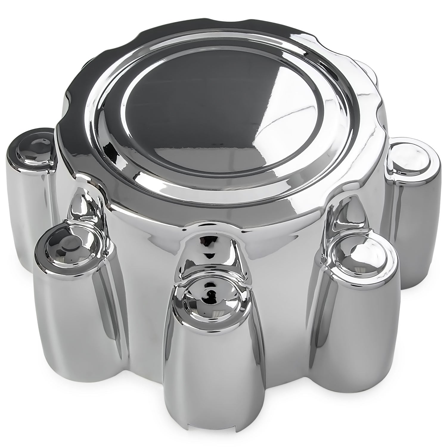 4x Chrome Center Caps Wheel Lug Nut Hub Cap Covers for 1999-2005 Ford F250 F350