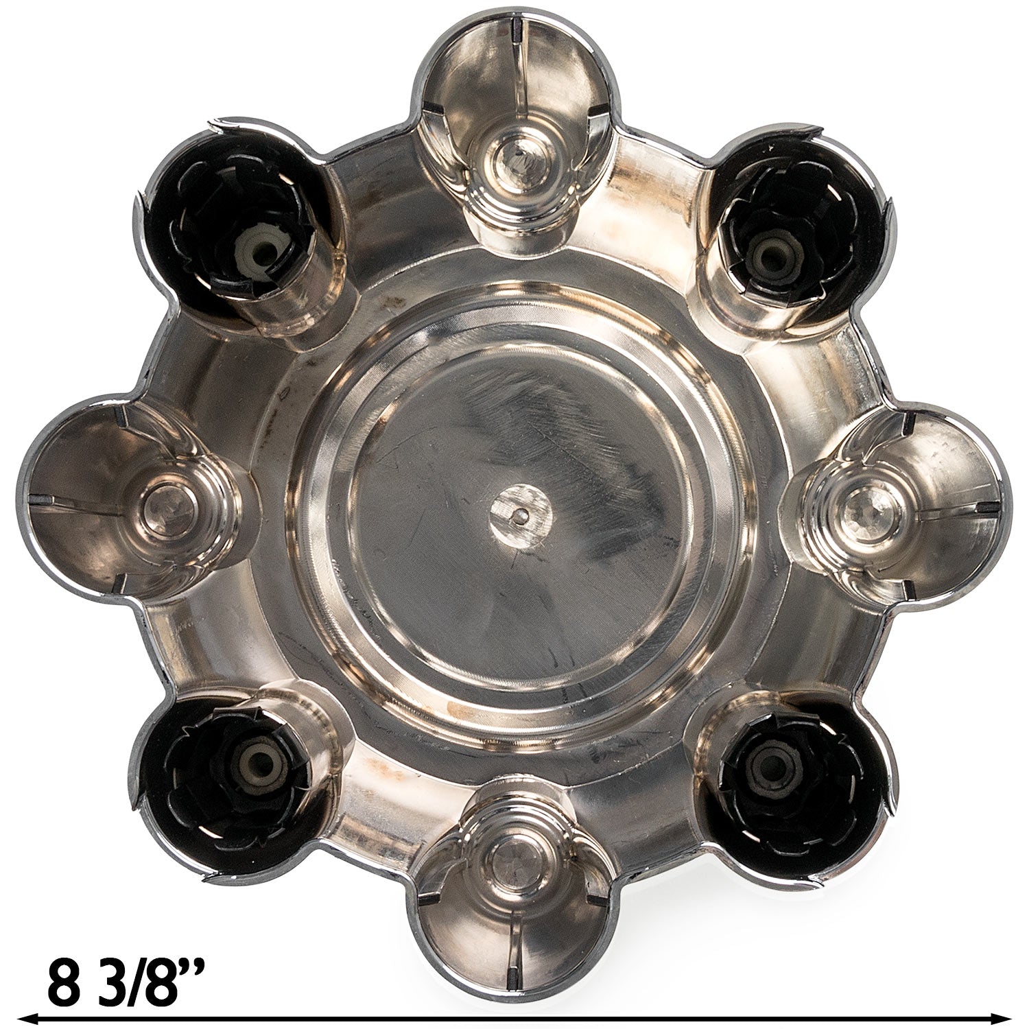 4x Chrome Center Caps Wheel Lug Nut Hub Cap Covers for 1999-2005 Ford F250 F350