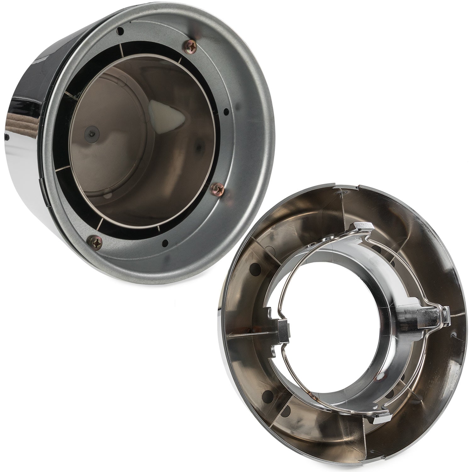 4x Chrome Center Caps Wheel Lug Nut Hub Cap Covers for 1995-1997 Ford F250 F350